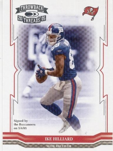 2005 Throwbacks Threads Ike Hilliard New York Giants