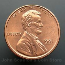 Robmar Moneda Penny 1 Centavo Usa 2000 Cobre