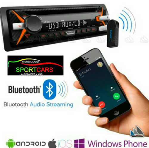 Receptor Bluetooth  Auxiliar ,musica Manos Libres Llamadas