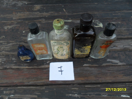 Lote Antiguas Botellas Frascos Farmacia Remedio Loción