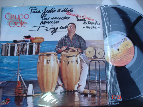 Vinyl Vinilo Lp Acetato Grupo Gale Nuestra Salsa Autografiad