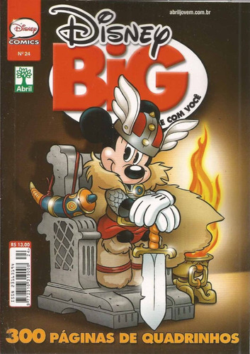 Disney Big Nº 24 - Editora Abril - Capa Mole - Bonellihq Cx130a J19