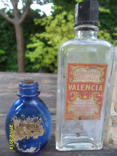 Lote Antiguas Botellas Frascos Farmacia Remedio Loción