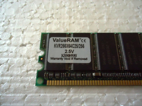 2 Memorias Ram Pc / 256 Mb