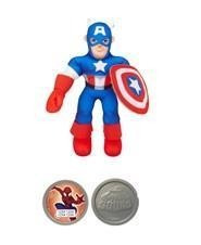 Imagem 1 de 1 de Pelúcia Marvel Super Hero Squad Capitão América *30cms*
