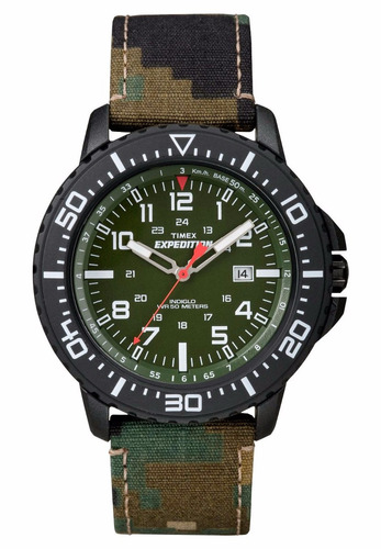 Reloj Timex Expedition Uplander Camo Militar Con Envío Entre