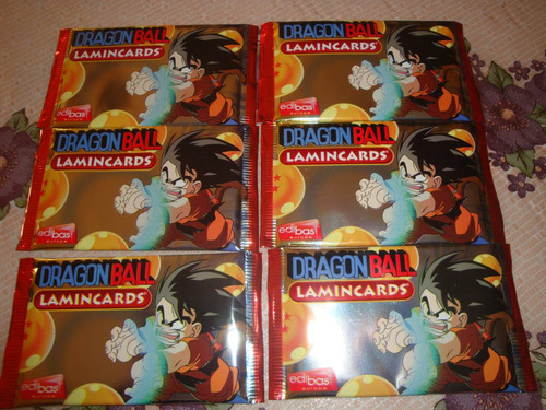 Dragon Ball Laminas Cards Sobre Bienen 5 Laminas