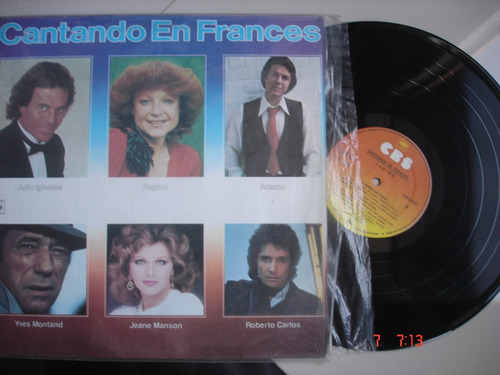 Vinyl Vinilo Lp Acetato Cantando En Frances Roberto Iglesias