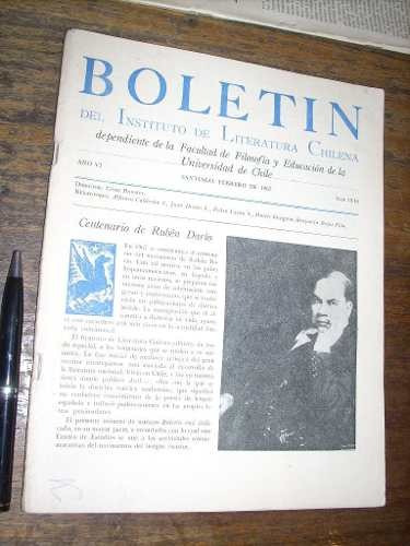 Boletin Del Instituto De Literatura Chilena Nº 13 Y 14 1967