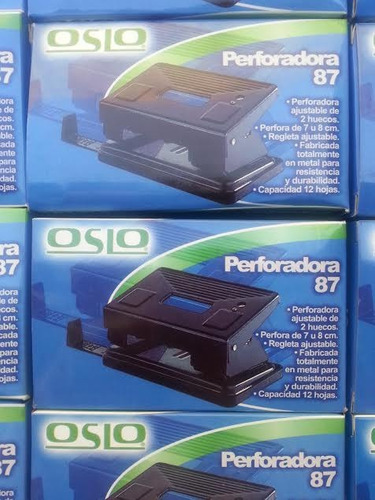 Perforadora 2 Huecos Hasta 12 Hojas