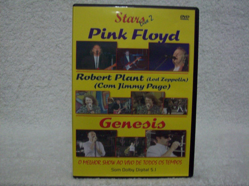 Dvd Original Stars Live 2- Pink Floyd, Genesis, Robert Plant