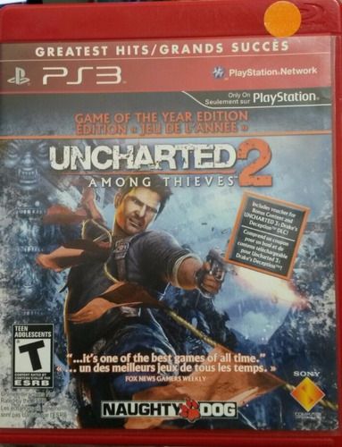 Uncharted 2 Ps3 Usado Envio Imediato