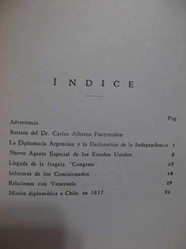 Carlos Alberto Pueyrredon - La Diplomacia Argentina -firmado