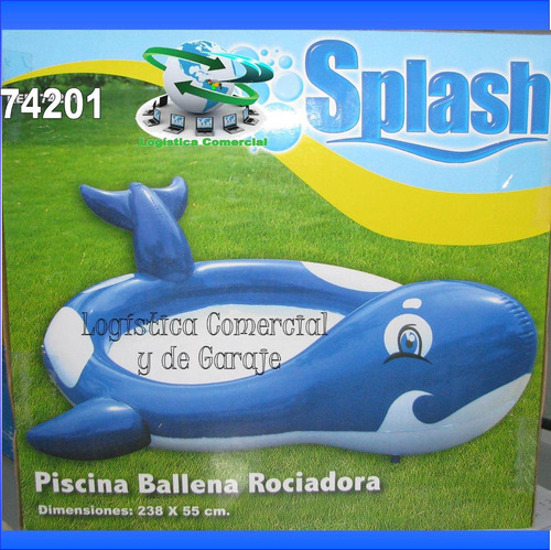 Piscina Infantil Ballena Rociadora 74201 Bestway 238x55cm