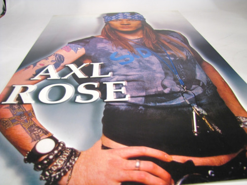 Poster Afiche Axl Rose Studio Photo.