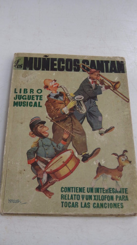 Antigo Livro De Musicas Com Xilofone - Juguete Musical 1950