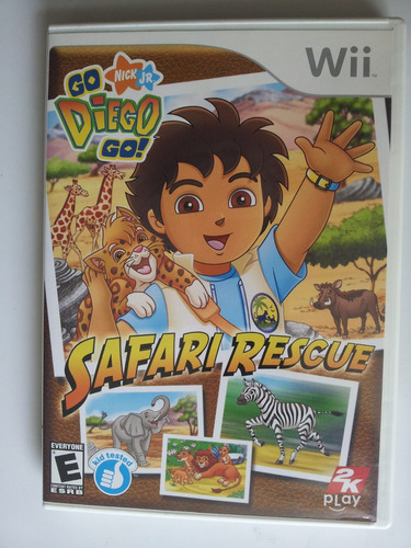 Juego Go Diego Go Safari Rescue Wii Original