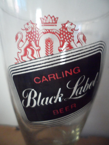 Vaso Cerveza Carling Black Label Beer Souvenir Bar Canada