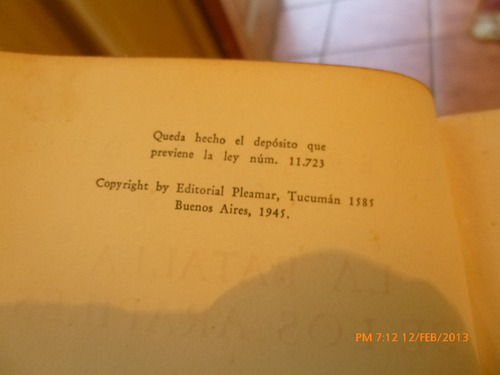Libro La Batalla De Los Arapiles Benito Perez Galdos(aa248 (Usado)