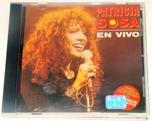 Patricia Sosa En Vivo Cd Made In Usa / Kktus