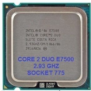 Procesador Intel Core 2 Duo E7500 2.93/3m/1066