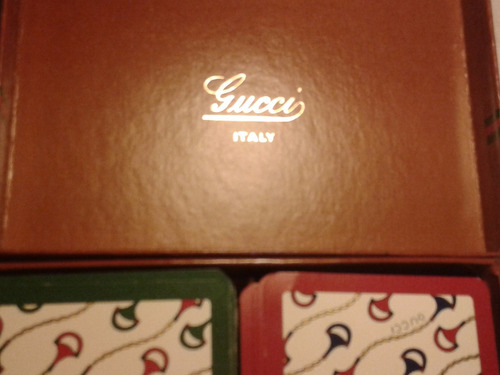 Vintage Naipes Casinos Gucci 