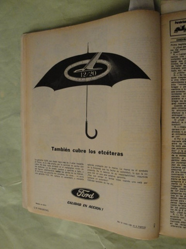 Publicidad Ford Falcon Año 1966