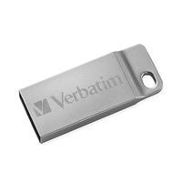 Verbatim Memoria Flash Usb 16gb Metal Executive Plateada