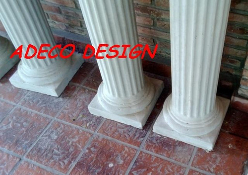 Columna Corintia 2.35 Cemento Fabrica Tiscana