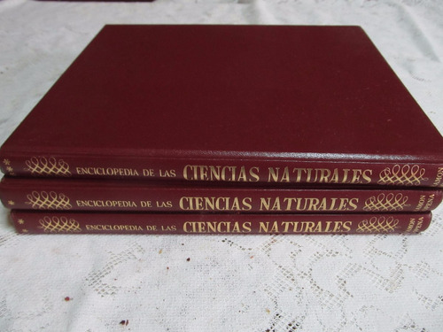 Enciclopedia De Las Cs Naturales 3 Tomos Ramon Sopena