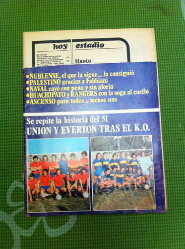 Revista Estadio Nº 1737 - 24 Nov 1976 - Union Y Everton