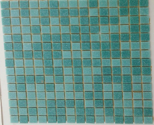 Imagen 3 de 3 de Venecitas Biseladas Mix Aguamarina 2x2 X M2