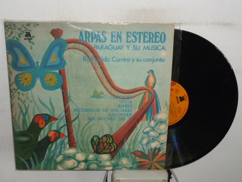 Romualdo Correa Arpas En Estereo Vinilo Argentino