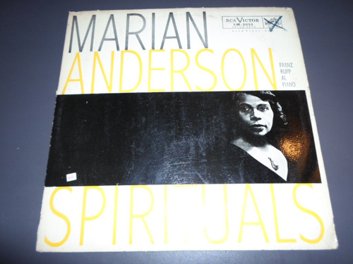 Marian Anderson - Spirituals * Disco De Vinilo