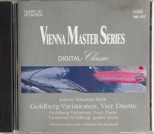 Bach Goldberg - Variationen, Vier Duette - Cd Imp. Alemania