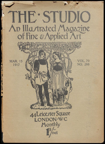 Revista Antigua De Arte. The Studio. 1917. 39151