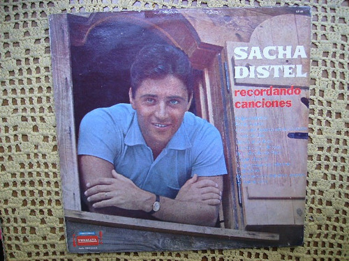 Sacha Distel / Recordando Canciones - Lp De Vinilo