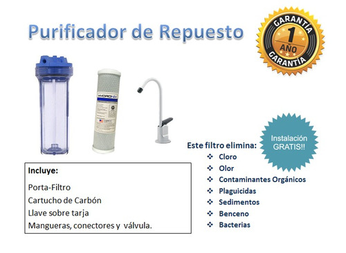 Purificador Para Agua De Repuesto