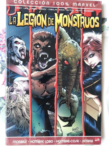 Legion De Monstruos 100% Marvel Morbius,hombre Lobo,