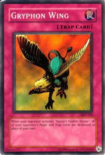 Carta Yugioh Gryphon Wing