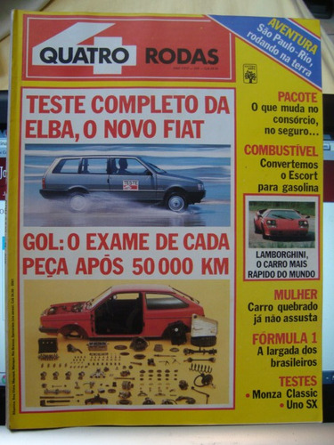 Revista 4 Rodas N. 309 - Abril De 1986 - Estado De Nova