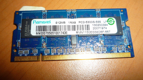 Memoria Ram 512mb Pc2-5300s-555