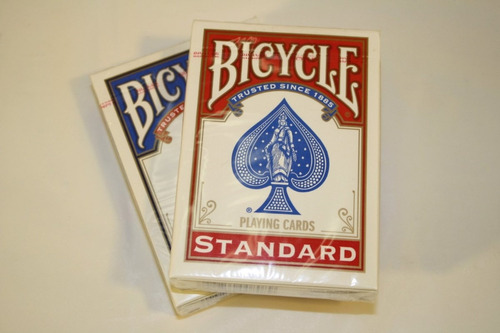 Set De 6 Barajas Cartas Poker Bicycle Standard - Originales