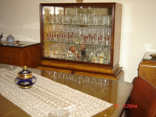 Juego De Comedor Estilo Raiz De Abedul * Mesa Y Seis Sillas