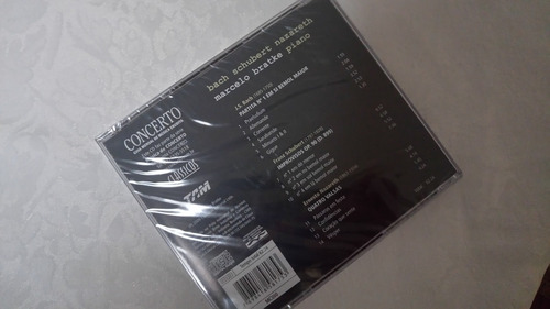 Cd Marcelo Bratke Piano - Bach, Schubert, Nazareth - Lacrado