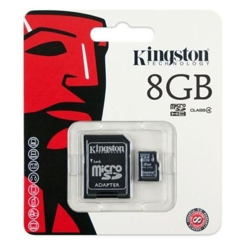 Cartão De Memória Kingston 8gb Micro Sdhc Classe 4