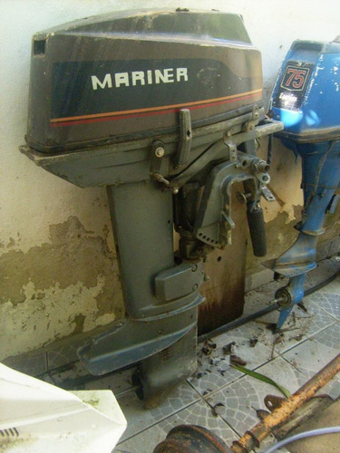 Motor De Popa 25 Hp Mariner Completo Para Reforma