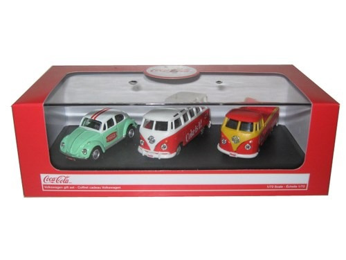 Motorcity Classics - 1/87 - Vw 3 Pack - Coca Cola
