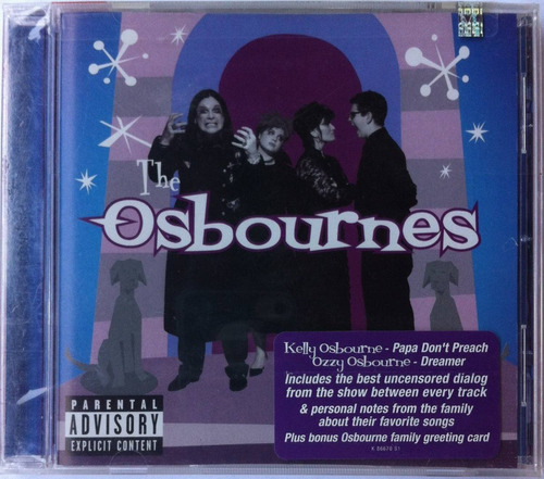 The Osbournes. Family Album. Cd Original, Nuevo