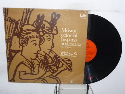 Cantoria Del Buen Aire Musica Colonial Vinilo Argentino